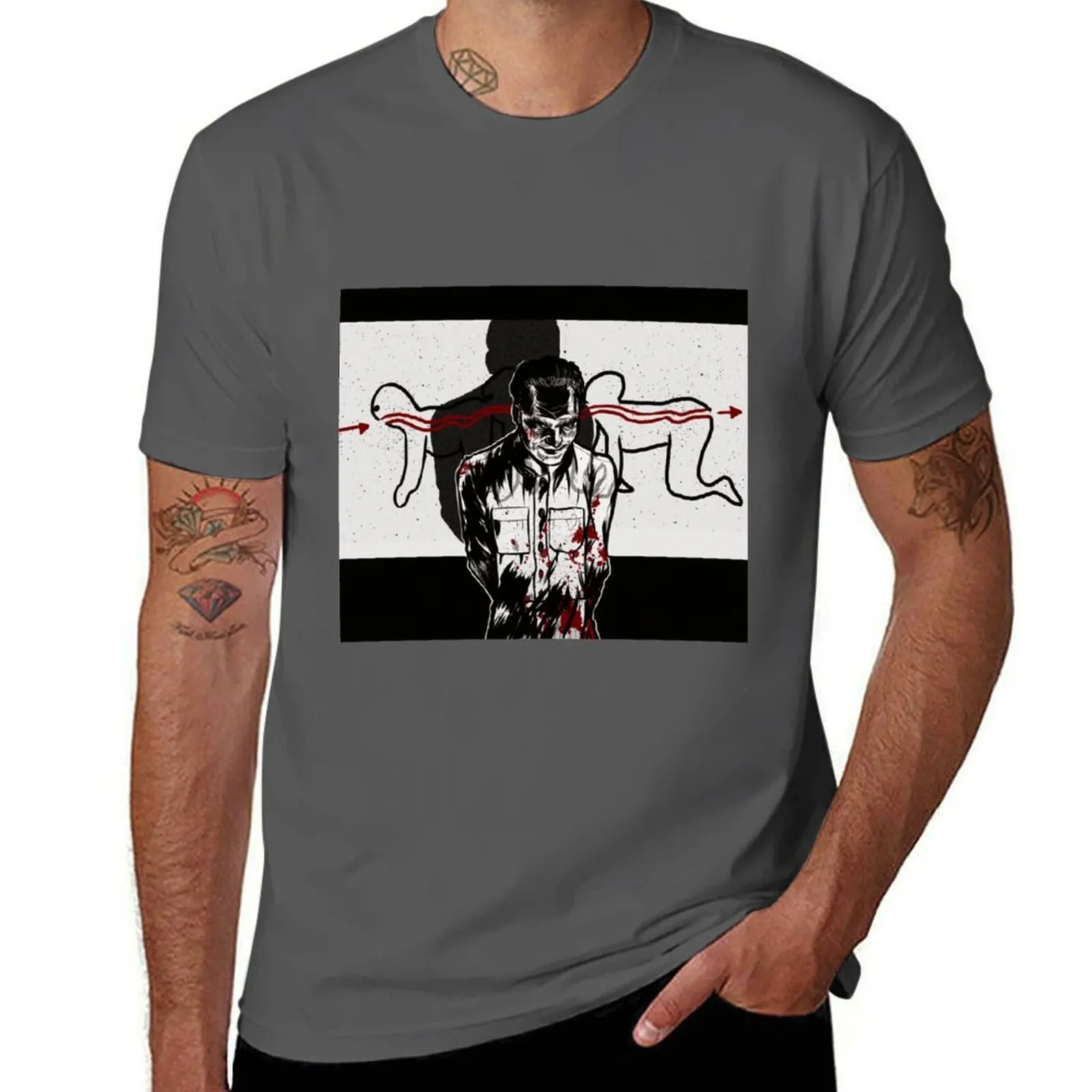 

The Human Centipide T-Shirt man t shirts for men casual funny t shirts cotton T-Shirt