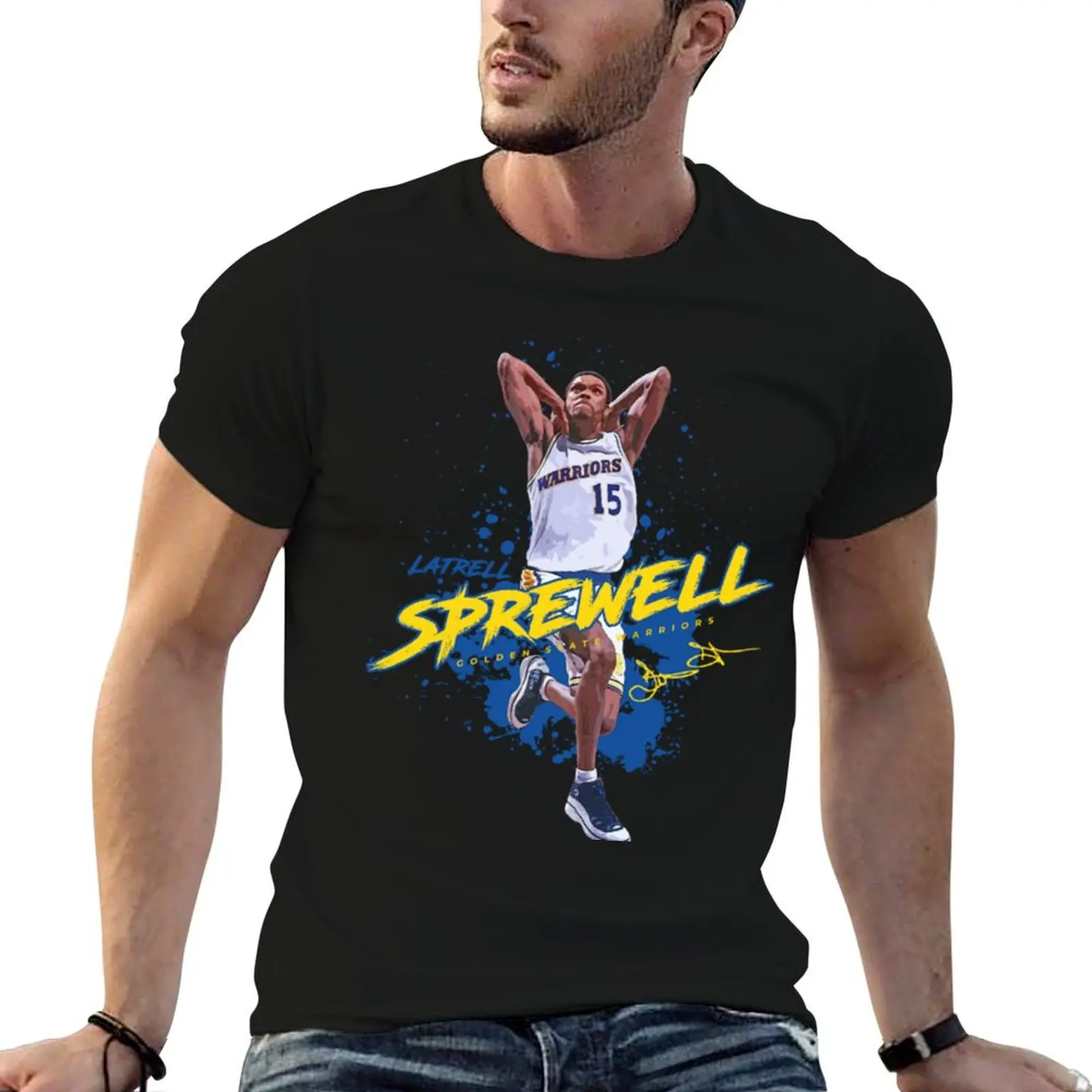 Latrell Sprewell T-Shirt Mechanic Work Tee Shirt