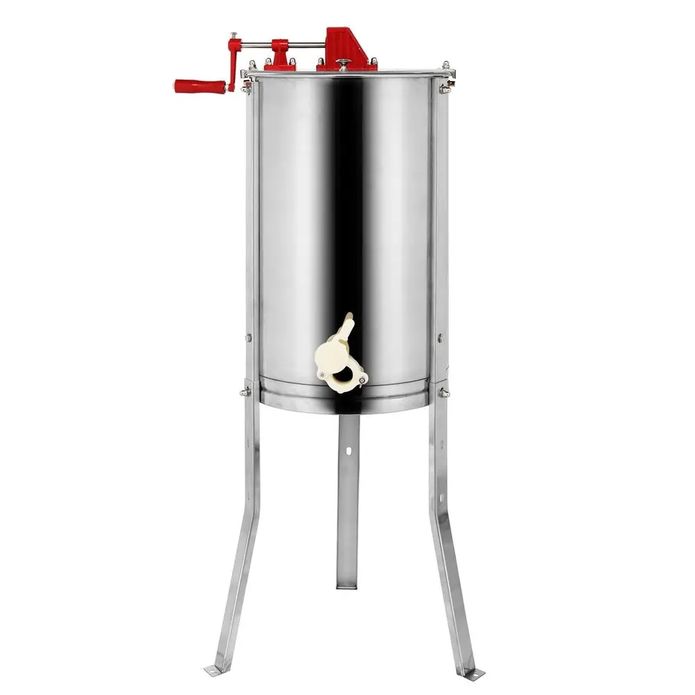 Manual Stainless Steel Extractor Separator with Adjustable Height Stands for Beekeeping and Centrifuge Equipment