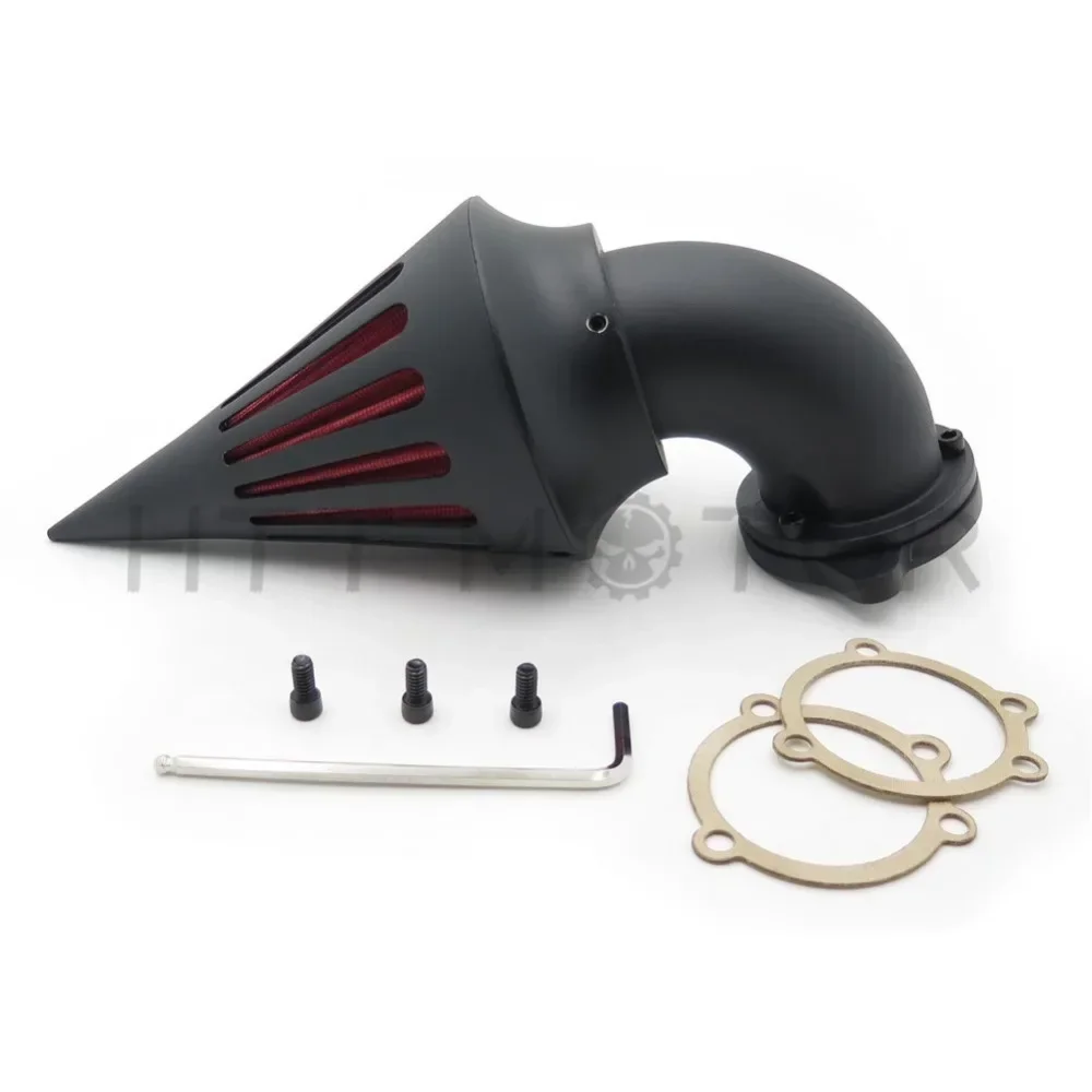 

Motorcycle Spike Air Cleaner Filter Kits for Harley 2016-2017 FXDLS,2008-2016 Touring and Trike Black