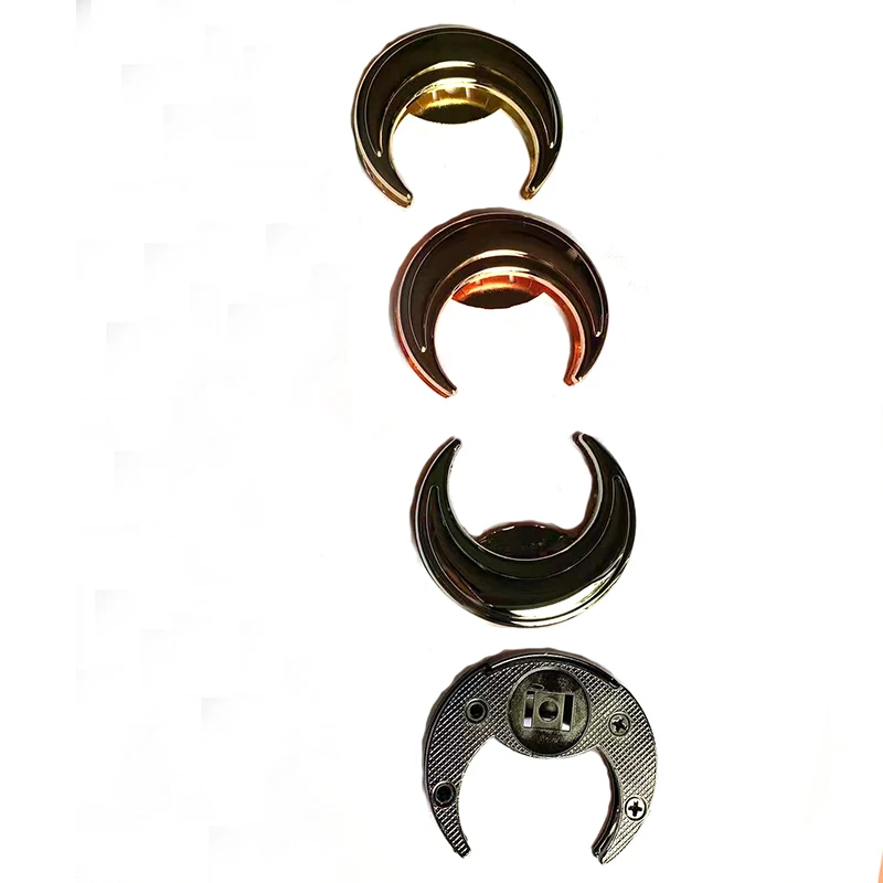 

Moon Sharp Bag Side Clip Buckles Screw Handbag Chain Handles Connector Bag Strap Belt Hanger DIY Hardware Accessories