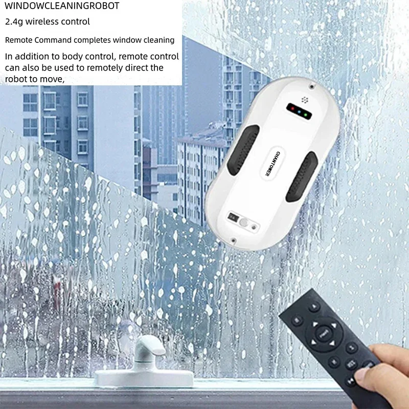 Window Cleaning Robot Electric Vacuum Window Washer Remote Control Clean Glass for Home Electric Glass Limpiacristales Machine