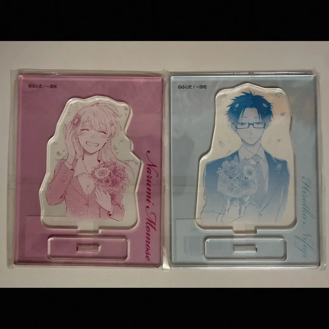 Акриловая подставка Wotaku Ni Koi Wa Muzukashii: Фигурка Момоэ Наруми и Нифуджи Хиротака, коллекционный аниме-мерч, декор для стола