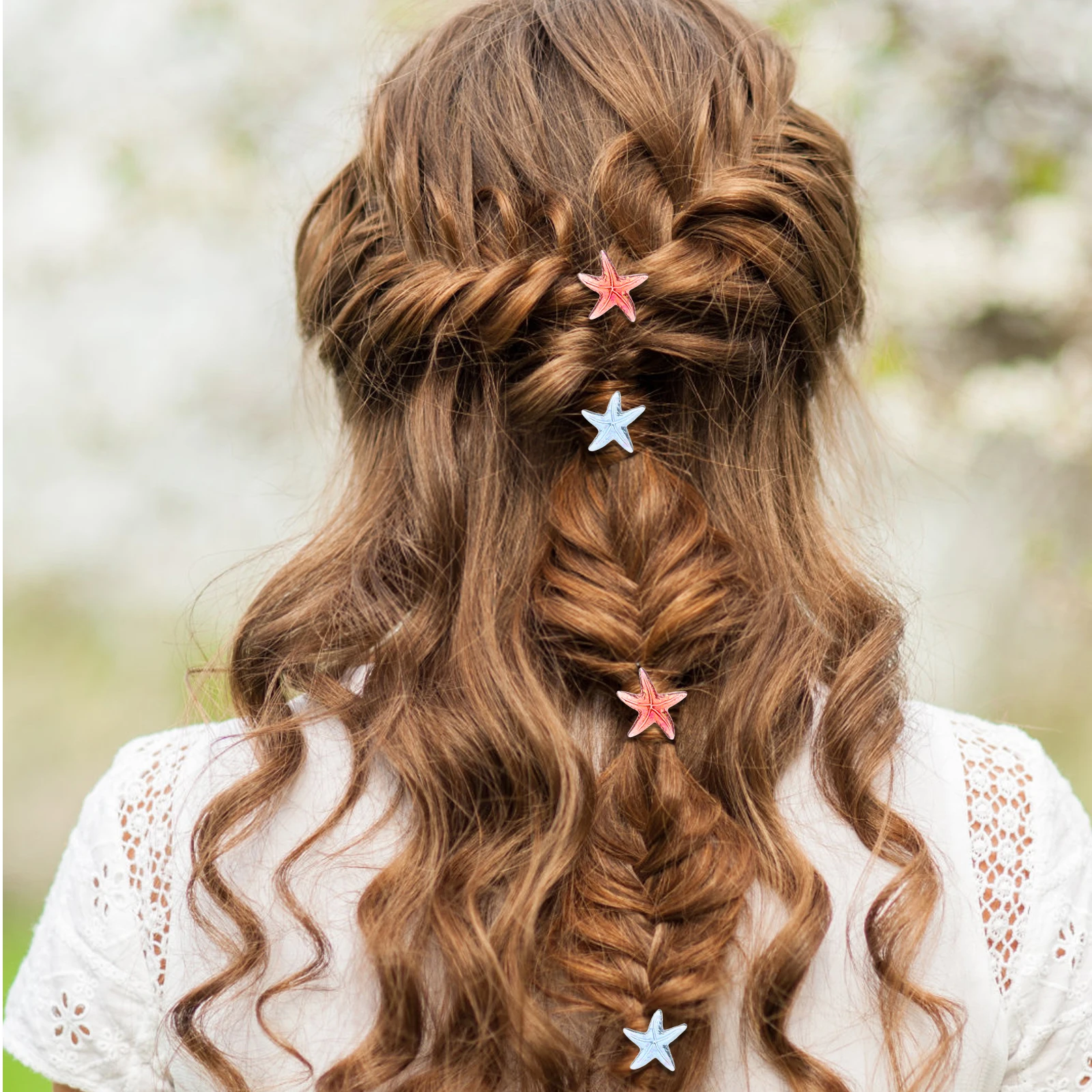 

40Pcs Mini Sea Star Resin Embellishments for DIY Phone Case Hair Accessories Craft Projects Resin Charms Decoration