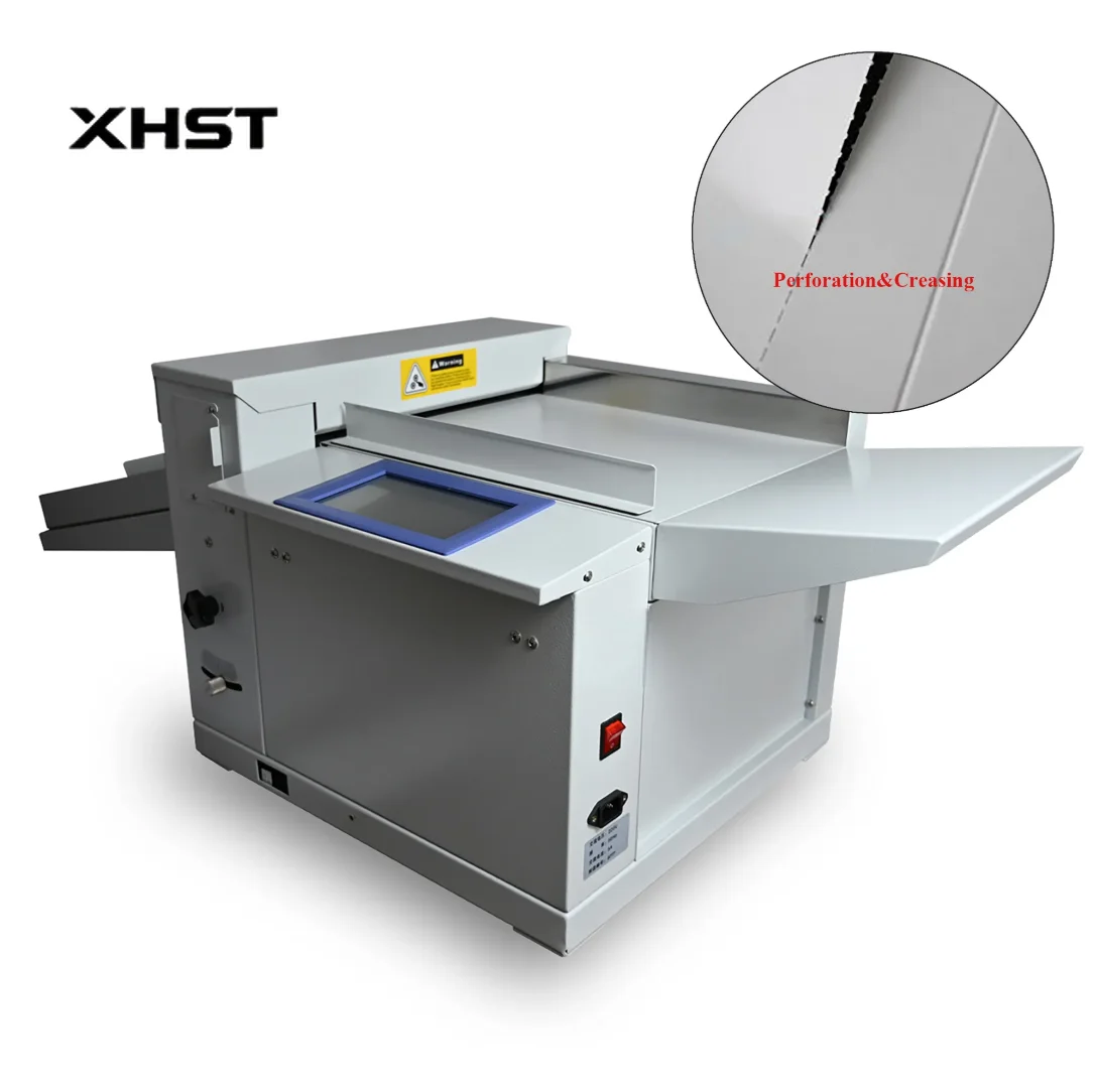 

LKS-330 Industrial Grade Top Quality Full Automatic Creasing Perforating Paper Folding Machine 620*330mm Digital Auto Creaser