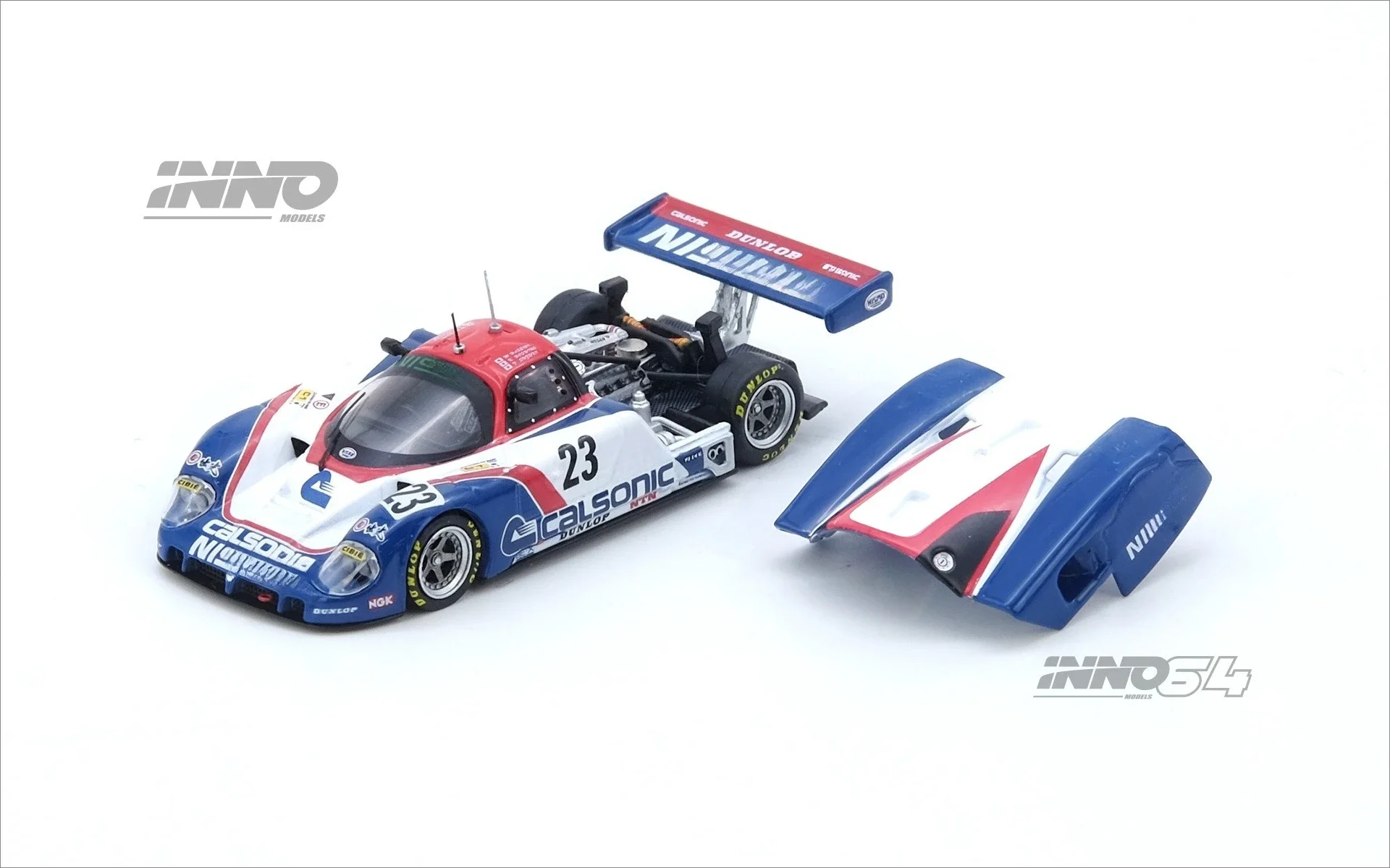 INNO 1:64 R89C 190E RX7 F40 S2000 R35 Carro Modelo Diecast