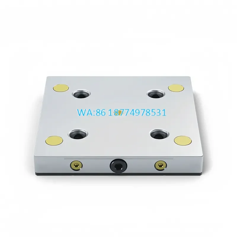 Wmwmnu for Single Zero Point Plate Square 192x192x27mm Stainless Steel HRC55-60 0.01mm Repeatability Mount on 4/5 Axis
