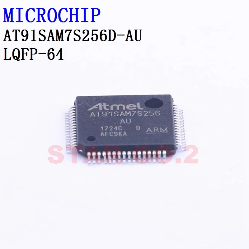 2PCSx AT91SAM7S256D-AU LQFP-64 MICROCHIP Microcontroller