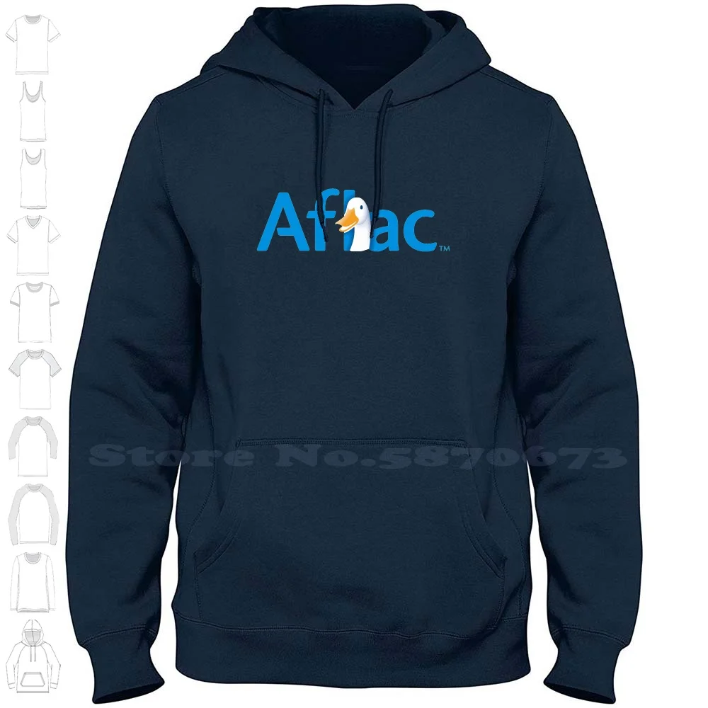 Aflac Logo High-quality Hoodie 100% Cotton Sweatshirt