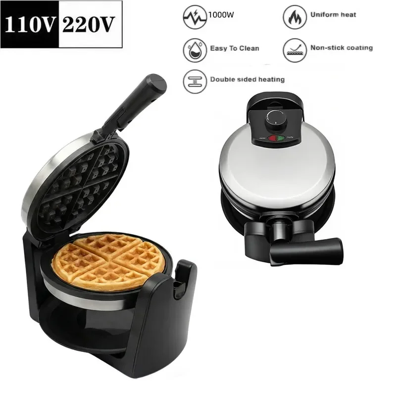 Elevate Your Morning Routine with This Premium Stainless Steel Waffle Maker Designed for Both Convenience and Culinary