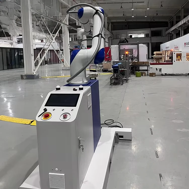 Intelligent portable collaborative robots can perform portable palletizing, with a payload of 25 or 35 kg, and are affordable.