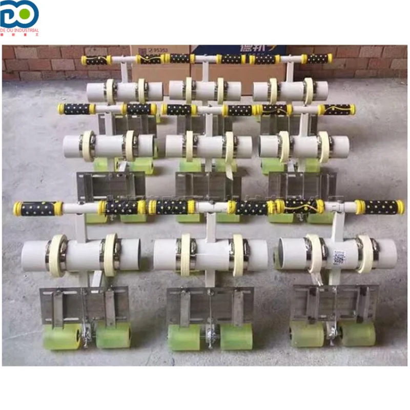 

Epoxy floor corner marking machine, plastic runway masking tape application machine, underground parking lot parking space marki