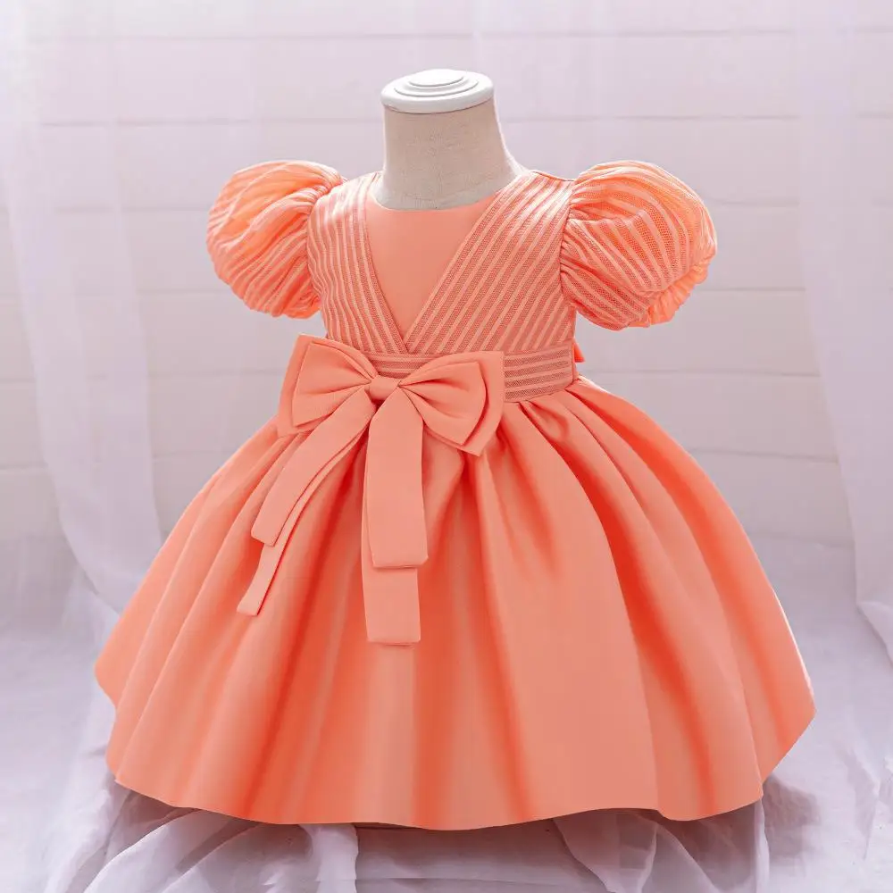 Girl Princess Dress Kids Baby Wedding Birthday Party Clothing Children Prom Costume School performance costumes  0-5Y