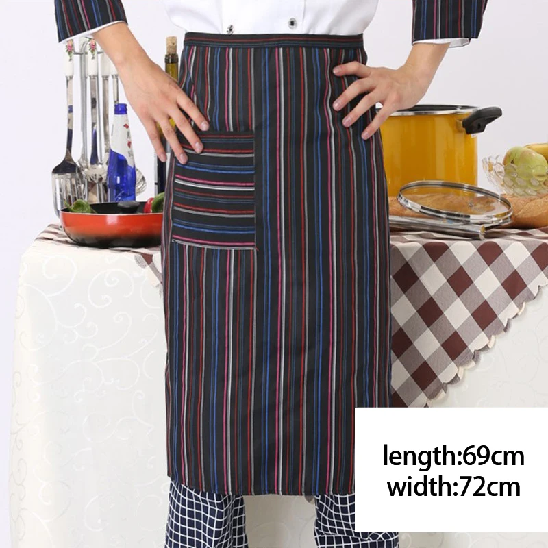 シェフエプロン ビストロキッチン クッキングベーキング ハーフエプロン ホテルウェイターエプロン レストラン 洋食レストラン ウエストエプロン