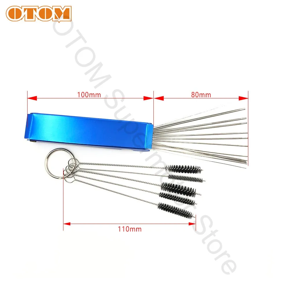 Motorcycle Carburetor Cleaning Tool Carbon Dirt Jet Remove Cleaning Needles Brushes Cleaner ATV Car UTV For KTM HONDA HUSQVARNA
