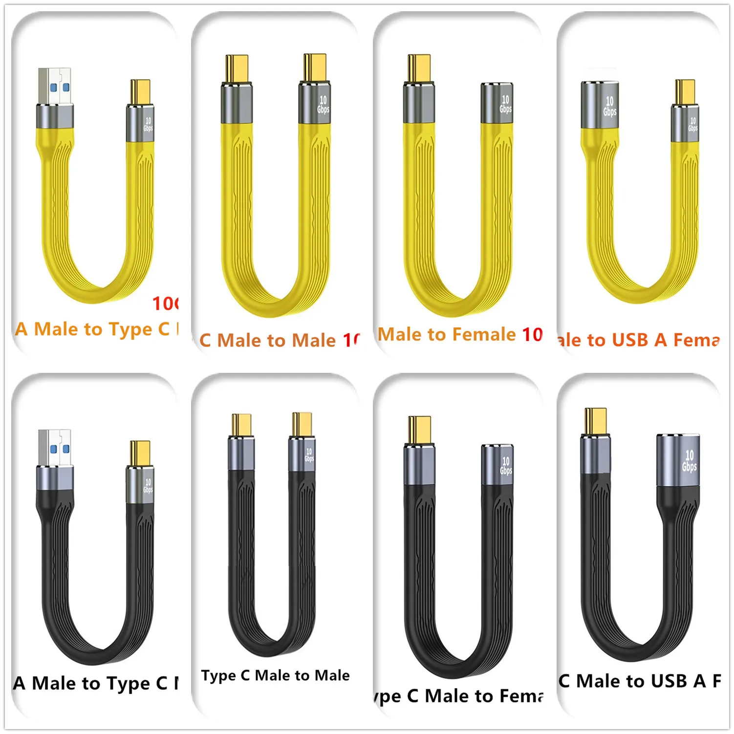 Cable USB tipo C a USB C para MacBook Pro, carga rápida 4,0, 3,1, 4K ,60W, 100W PD, carga rápida para Samsung, Xiaomi, 10gbps