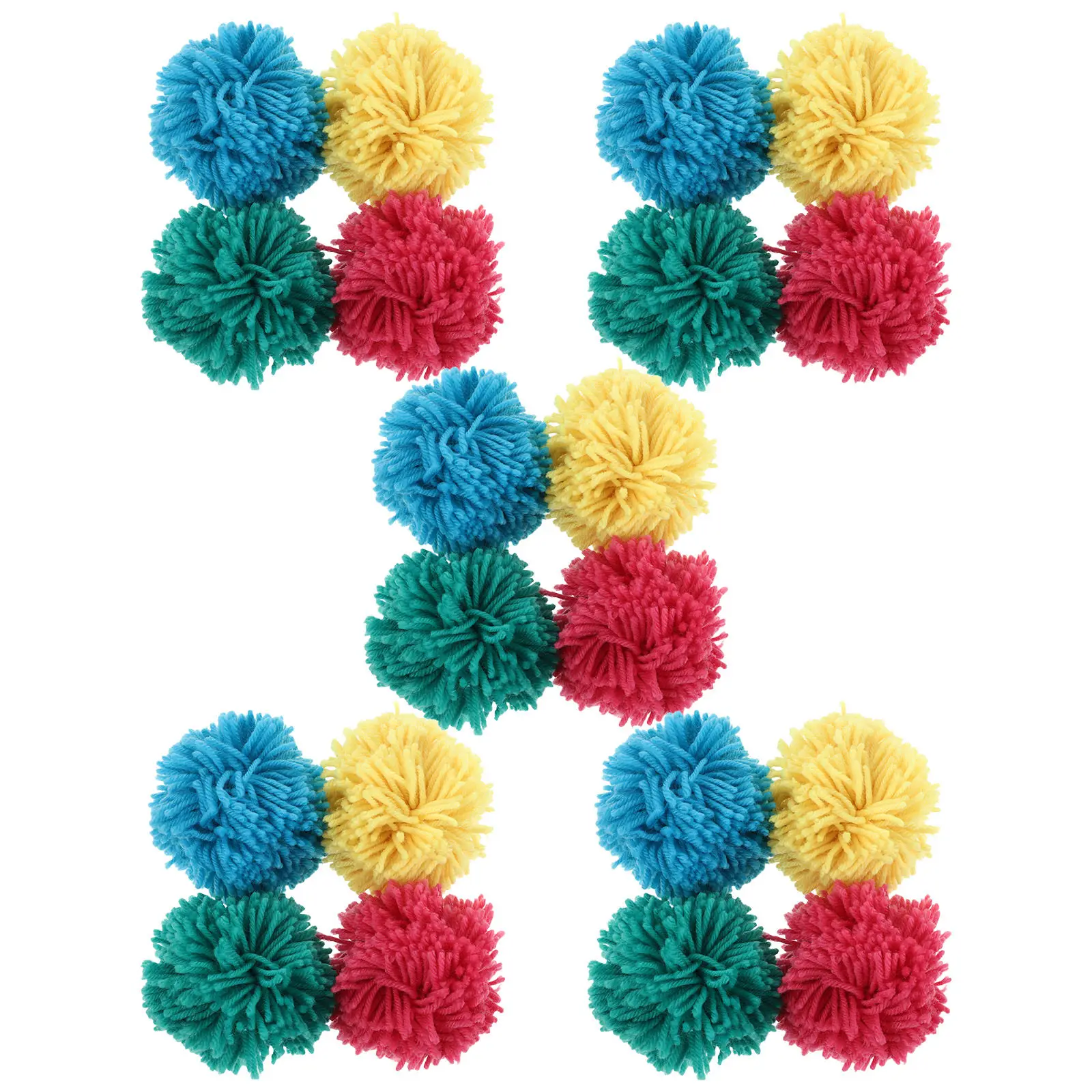

20Pcs Yarn Dodgeball Soft 9Cm Colorful Playground Ball Set Outdoor Physical Education Equipment School Activities Preschool