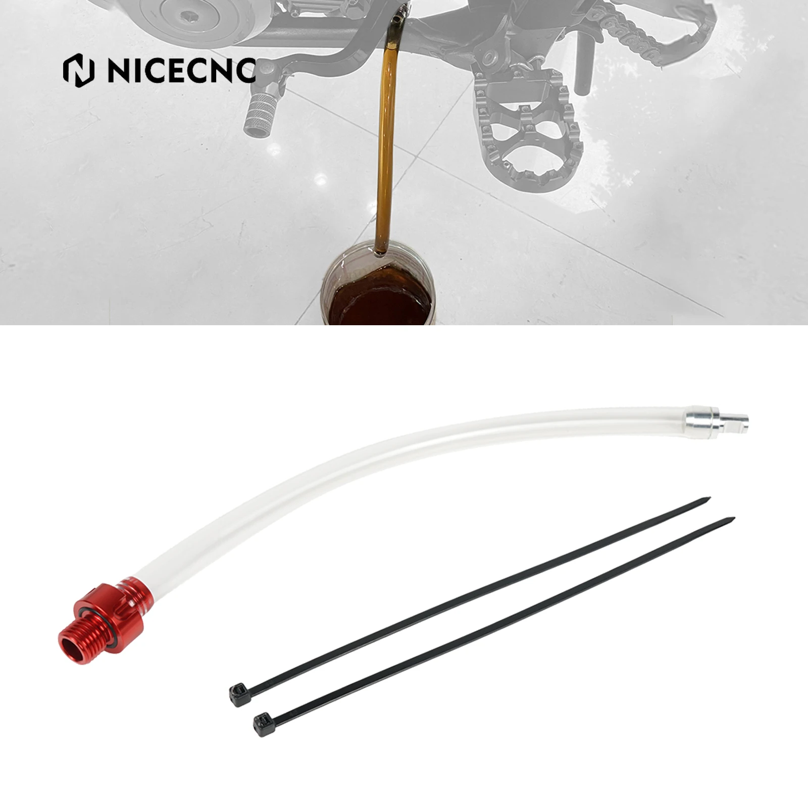 

NICECNC For Beta RR 300 2010-2024 Xtrainer 300 2015-2024 25cm Oil Drain Tool Kit RR 125 RR 250 RR 350 RR 390 RR400 RR 450 RR 498