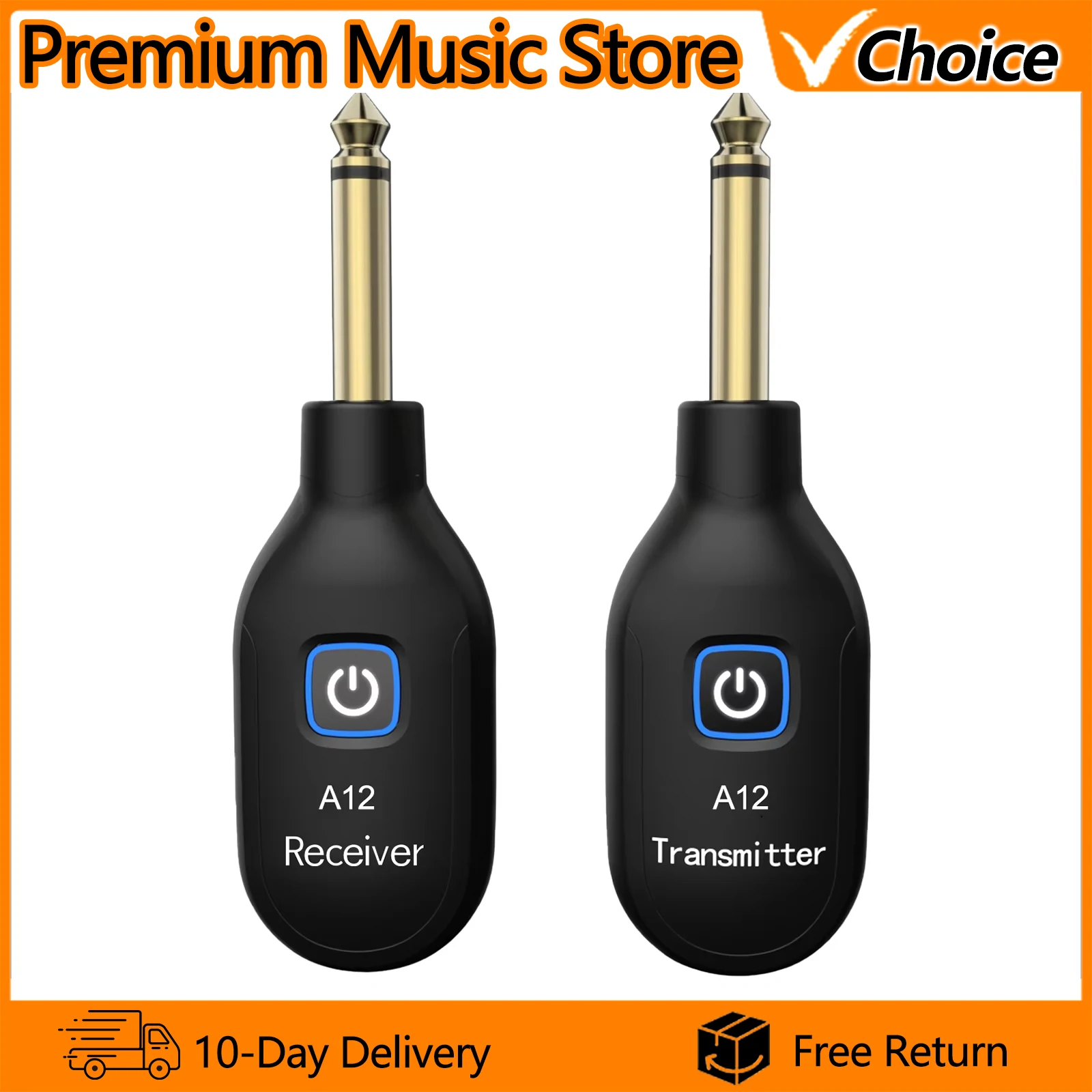 IRIN A12 2.4G Wireless Guitar System Guitar Wireless Transmission Receiver Set for Electric Guitar Bass Real-time Transmission