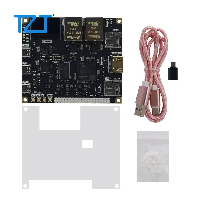 666MHz Processor ZYNQ7010 Development Board FPGA Development Board Onboard 0.96-inch OLED