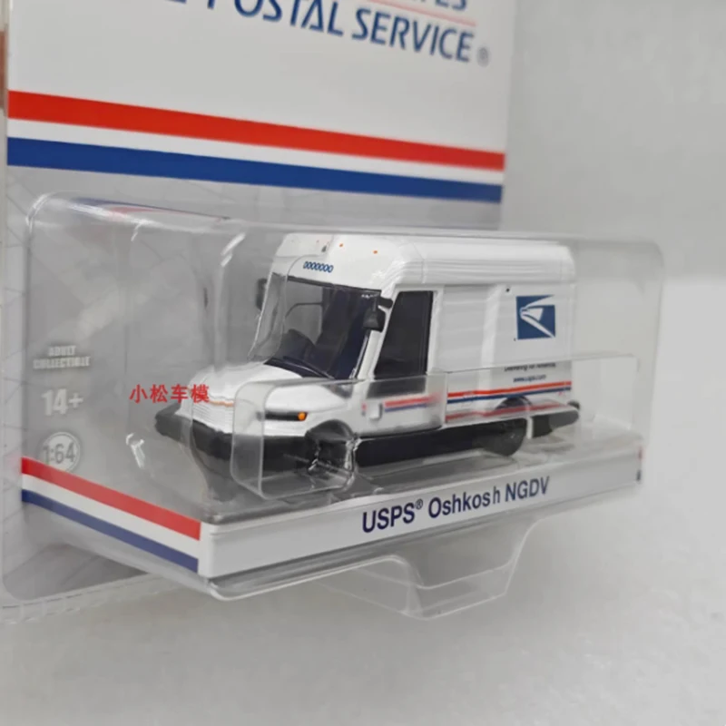 GreenLight Diecast مقياس 1:64 USPS Oshkosh خدمة بريدية سبيكة نموذج سيارة مجموعة كلاسيكية عرض اللعب