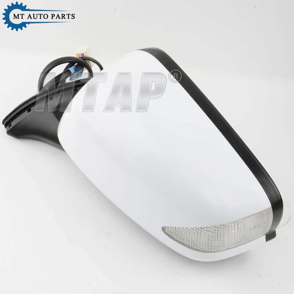 MTAP For Honda Jazz Fit GE6 GE8 2009 2010 2011 2012 2013 2014 Outer Side Rearview Door Mirror Assy 7-PINS Electric Folding LED