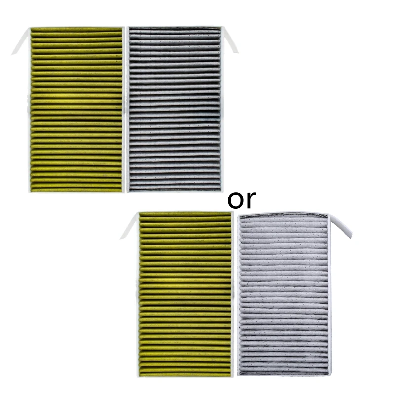 Q39F 2 Pack Cabin Air Conditioning Filter Intake for Protection Compatible for 3/Y HEPA with Activated