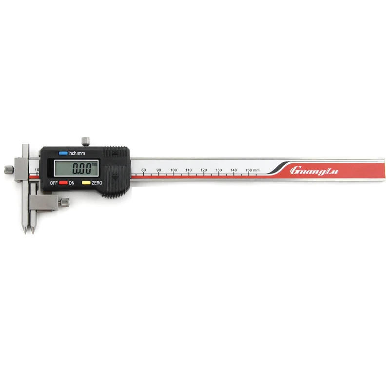 

Guanglu Holes Center Distance Digital Caliper with φ5mm Conical Measuring Tips,5-150mm 5-200mm 5-300mm