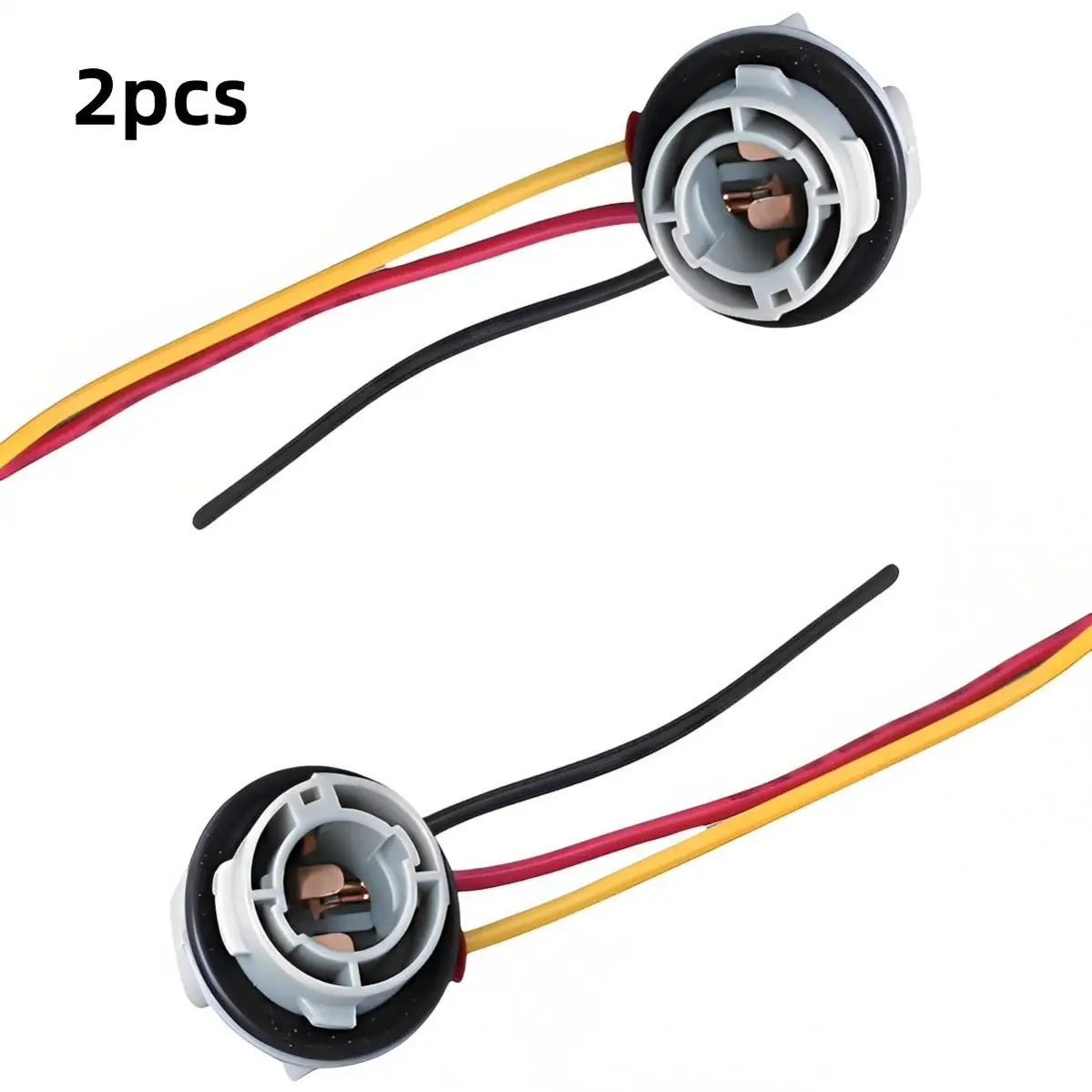 Carro LED Light Adapter Harness Connector, Turn Signal Lamp, Time Running Lâmpadas, Acessórios de Extensão, 1157, 12V, 180 graus, 2Pcs