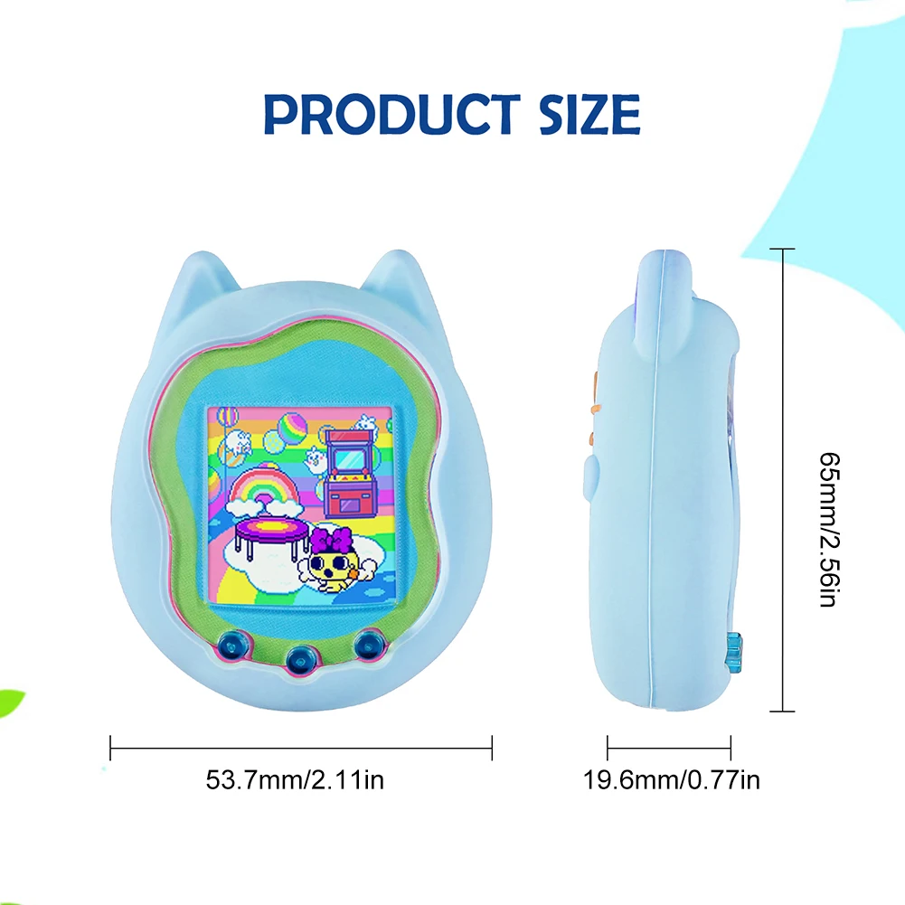 Etui na Tamagotchi Uni 2023 wirtualne zwierzątko maszyna ochronna osłona ekranu obudowa silikonowa akcesoria do gier chroniąca przed zarysowaniami