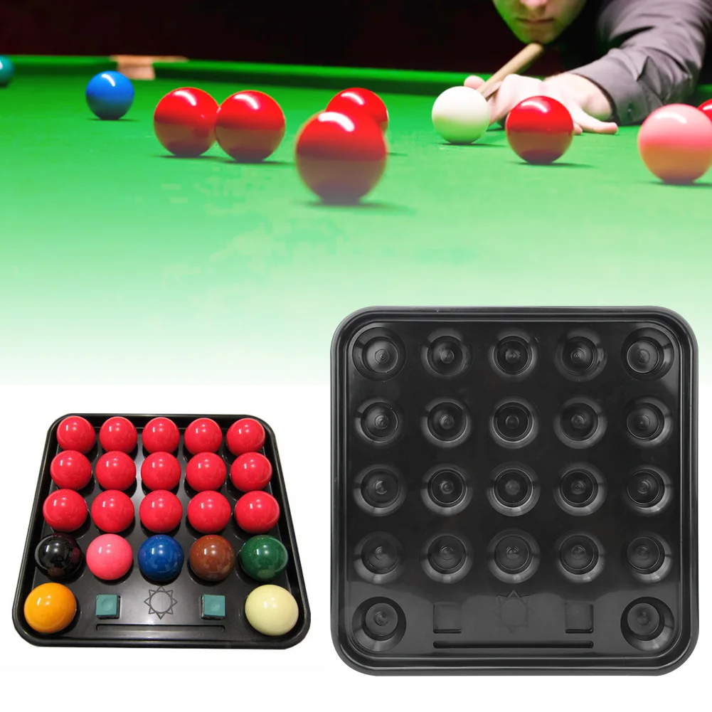 

Billiards Tray Plastic Snooker Pool Table Storage Holder 22 Ball Tray Box Billiards Supplies Accessories Snooker Tray