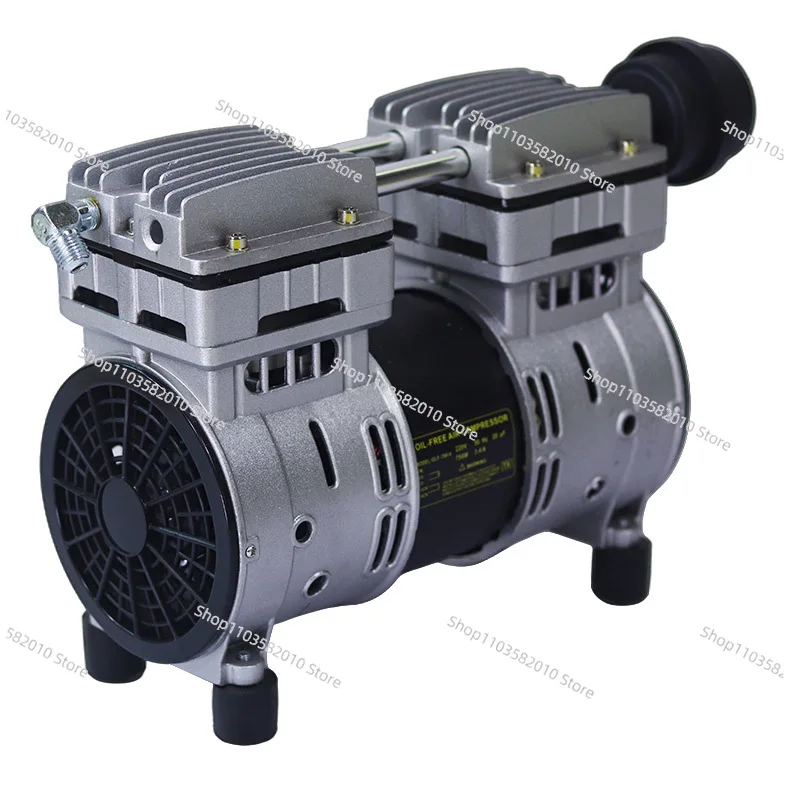 JD Silent 1hp 2hp 750w 1500w paint sprayer oilless dental industrial motor head mini piston oil free air compressor pump