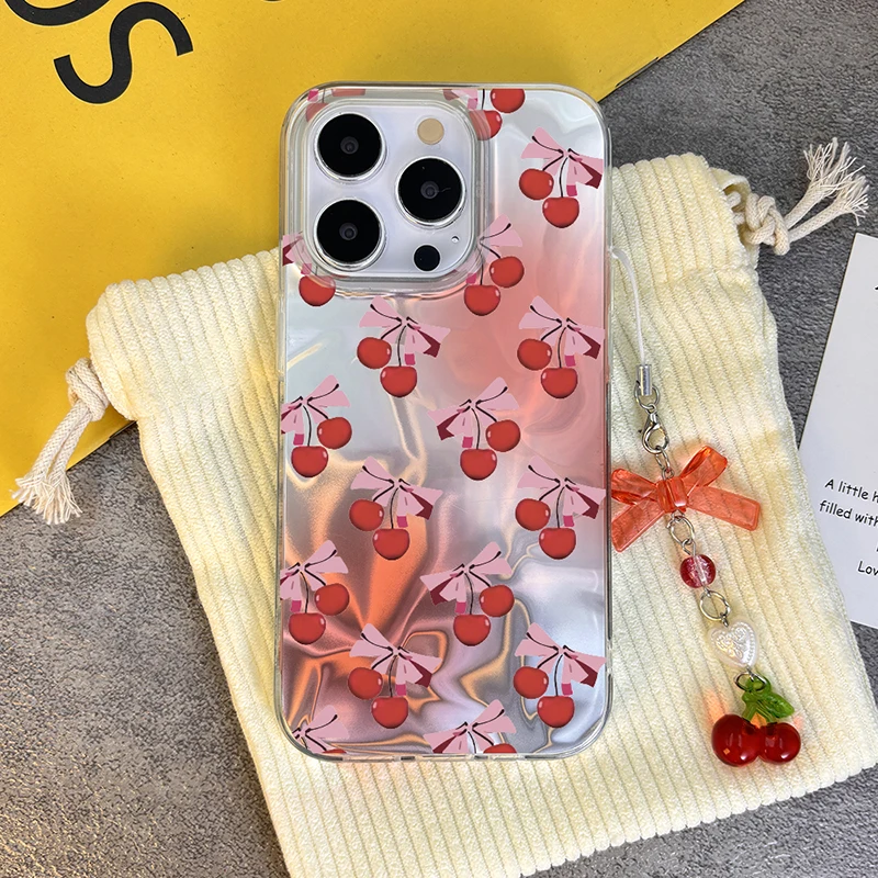 Strawberry Cherry Case For Honor X7C X9C X8B X9B X9A 200 90 Smart X8A X8 X7B X7A X6B X6A X5B X5 Plus 70 Magic 7 6 5 Lite Cover