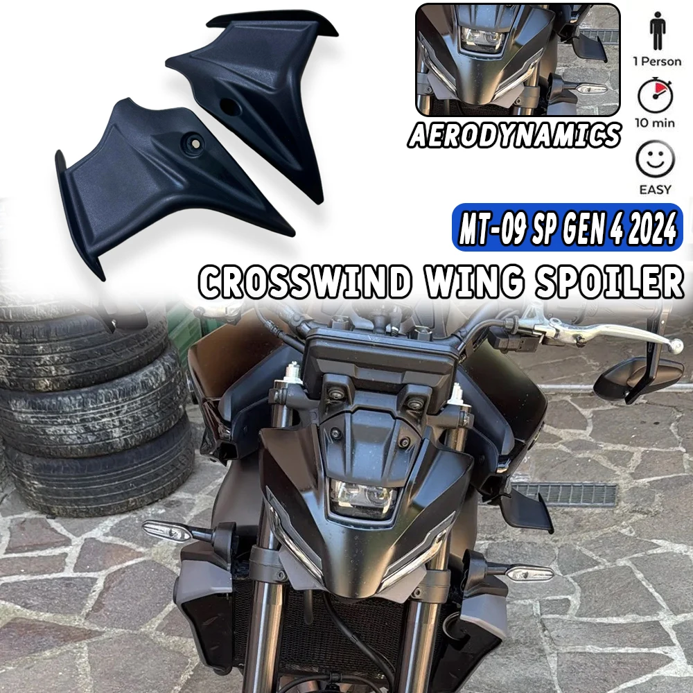 

MT-09 New Motorcycle Accessories Side Wings Spoiler Wings Protection Tank Guard For YAMAHA MT 09 MT09 SP Gen 4 2024 2025+