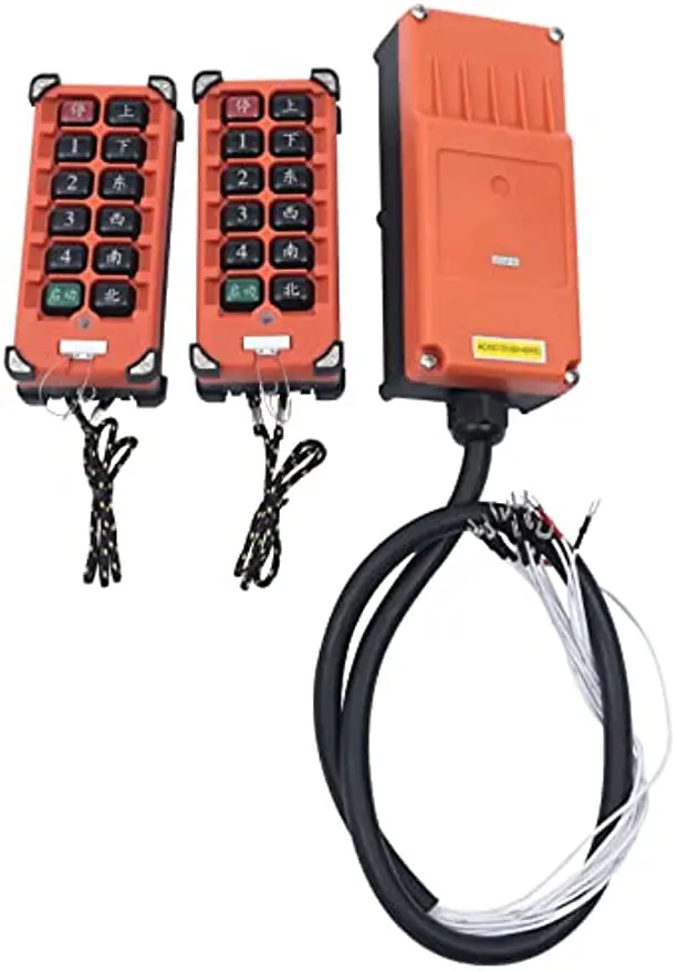 12V Crane Remote Controller Wireless Transmitter Receiver Tool Silicone Button