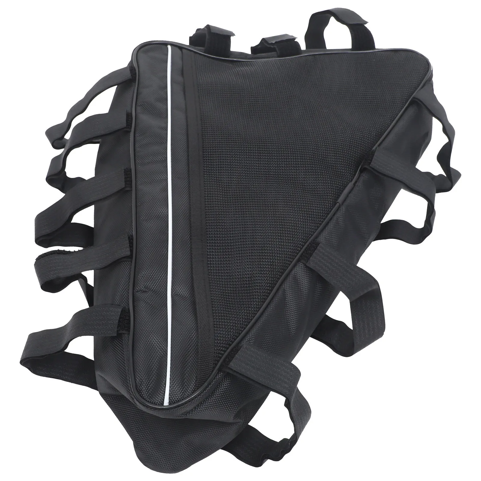 

Bike Triangle Bag Large Capacity Easy Install Frame Mount Case Bicycle Pouch Electric Mountain Bike Storage