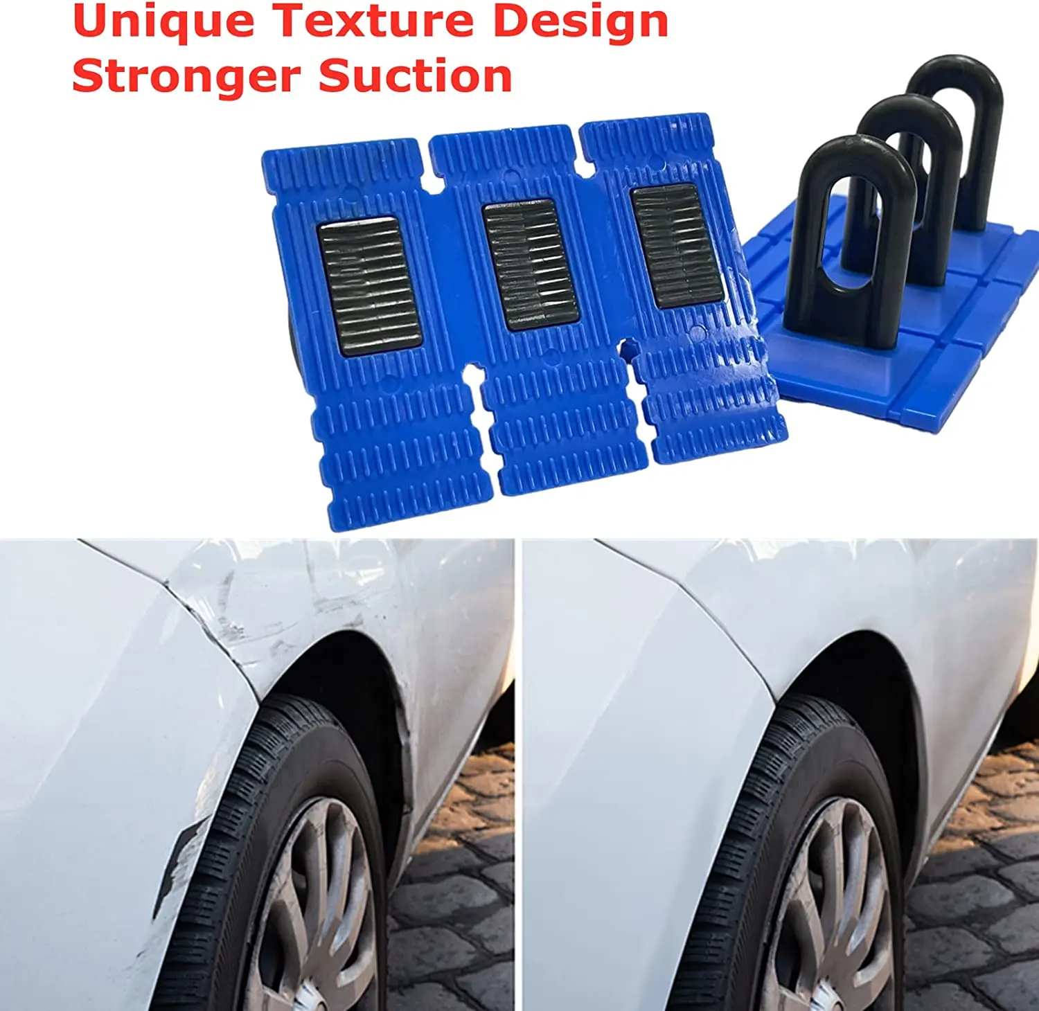 Automobile dent repair tool, big draw-out dent, injury-free paint, horizontal straightening, sheet metal suction cup drawing