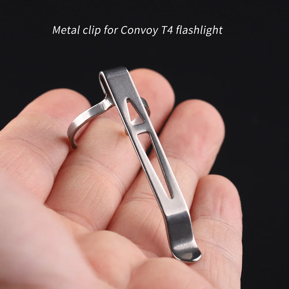 Convoy Stainless Steel Clip for T4 Flashlight