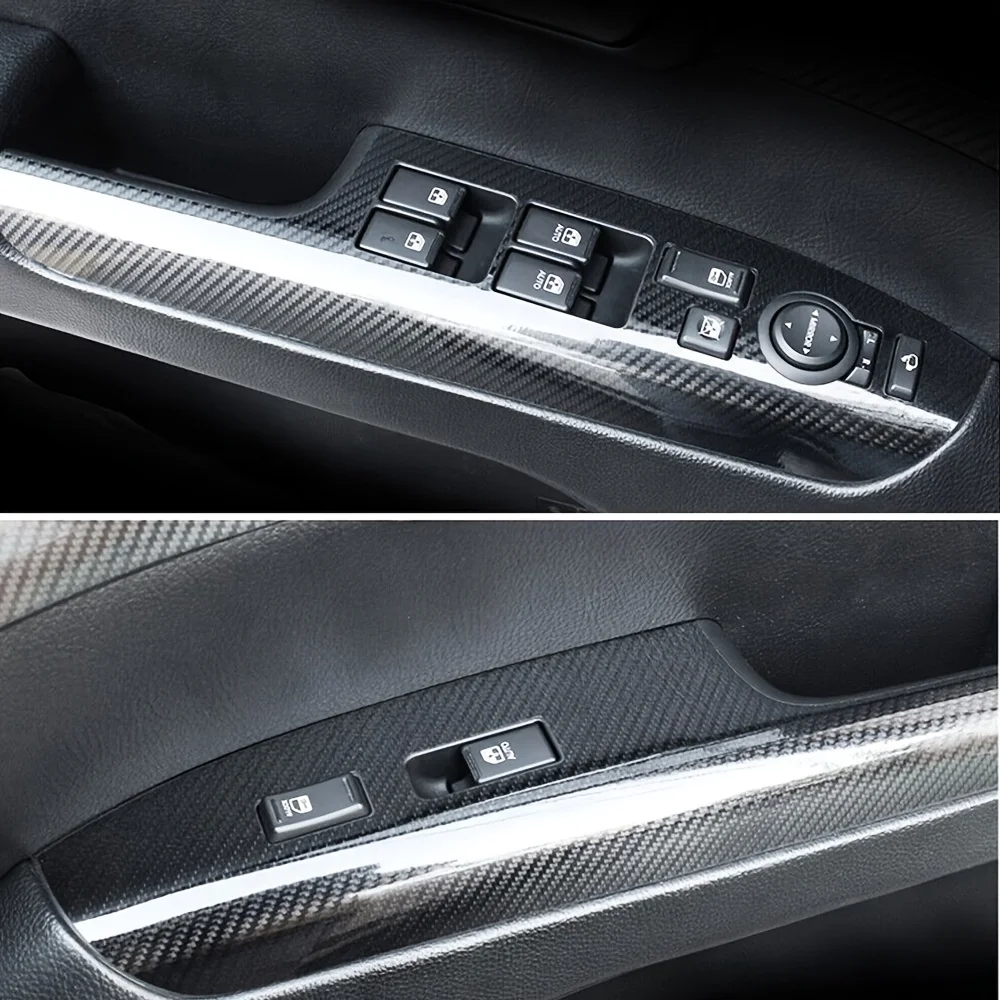 سيارة التصميم ألياف الكربون سيارة الداخلية مركز وحدة التحكم تغيير لون صب ملصق الشارات لكيا موهافي بوريغو 2008-2015