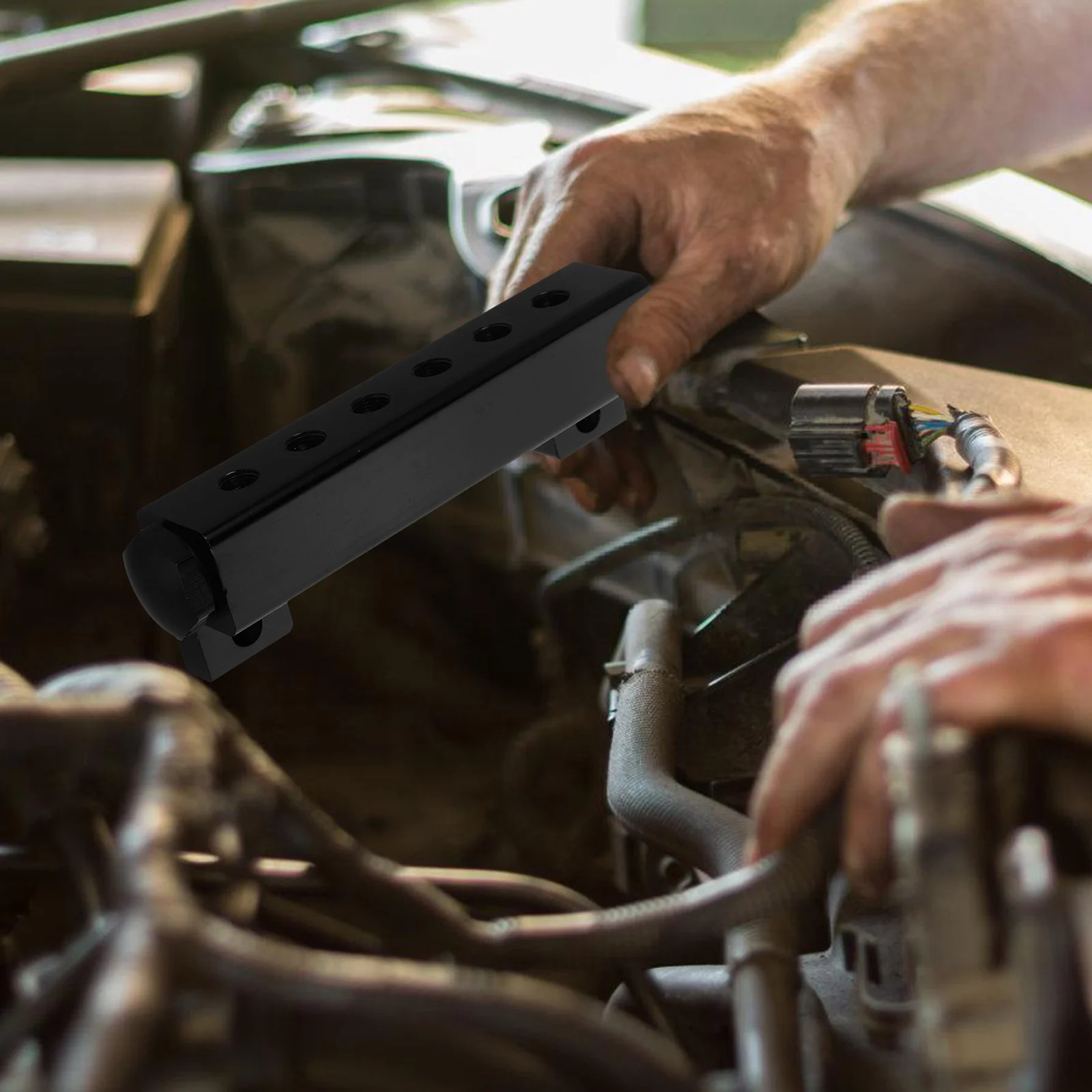 

Fuel Rail Kit Aluminum Alloy High Pressure Fuel System Upgrade Improved Efficiency Universal Fitment For Car Turbo Manifold