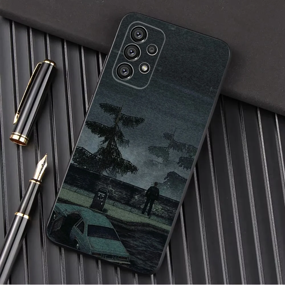 Horror S-Silent H-Hill  Phone Case For Samsung Galaxy A13,A21s,A22,A31,A32,A52,A53,A71,A80,A91 Soft Black Shell