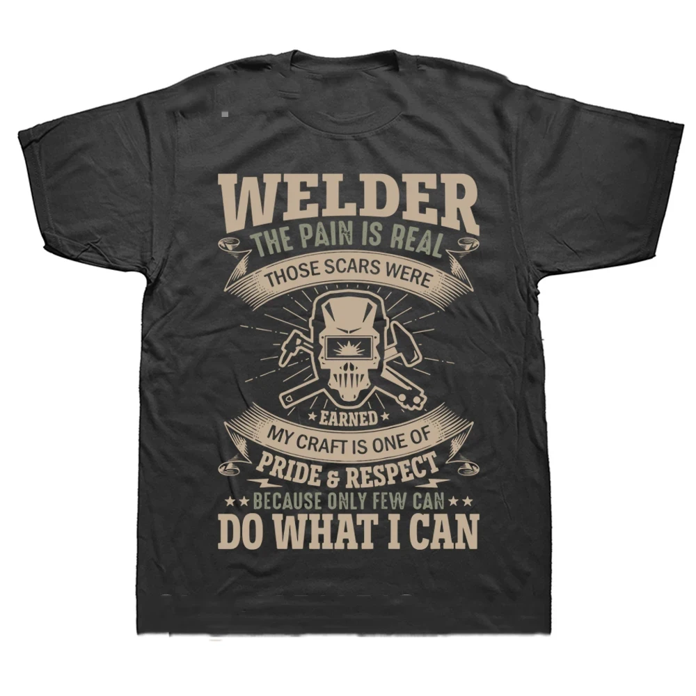 Novelty Awesome Welder Welding Craft T Shirts Graphic Streetwear Short Sleeve Birthday Gifts Summer Style T-shirt Mens 50732