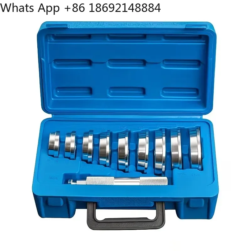 10-Piece Oblique Disassembly and Assembly Tool Set for Aluminum Block Oil Seal Remover Bearing Tool for Oil Seal