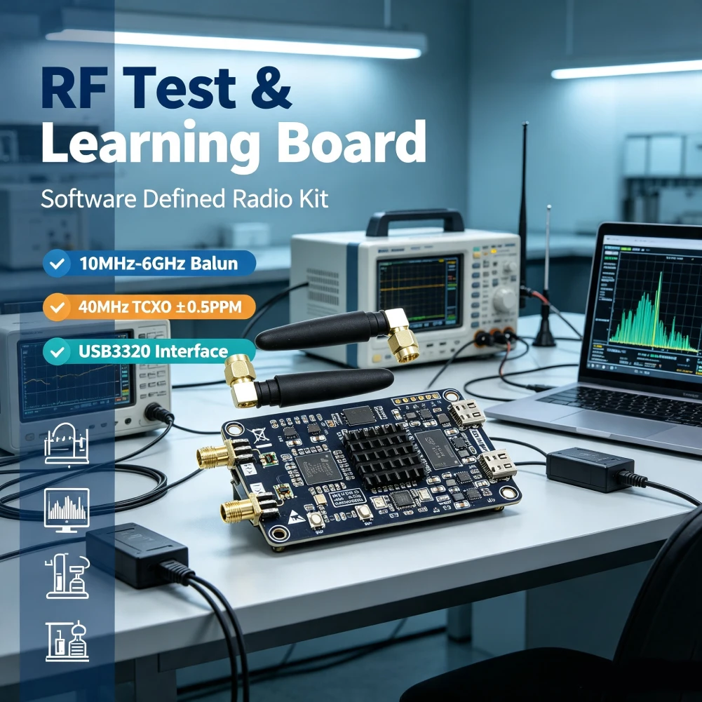 PlutoSDR Software-Defined Radio Development Board 70MHz-6GHz ZYNQ7010 AD9363 Zynq7010 AD9363 SDR