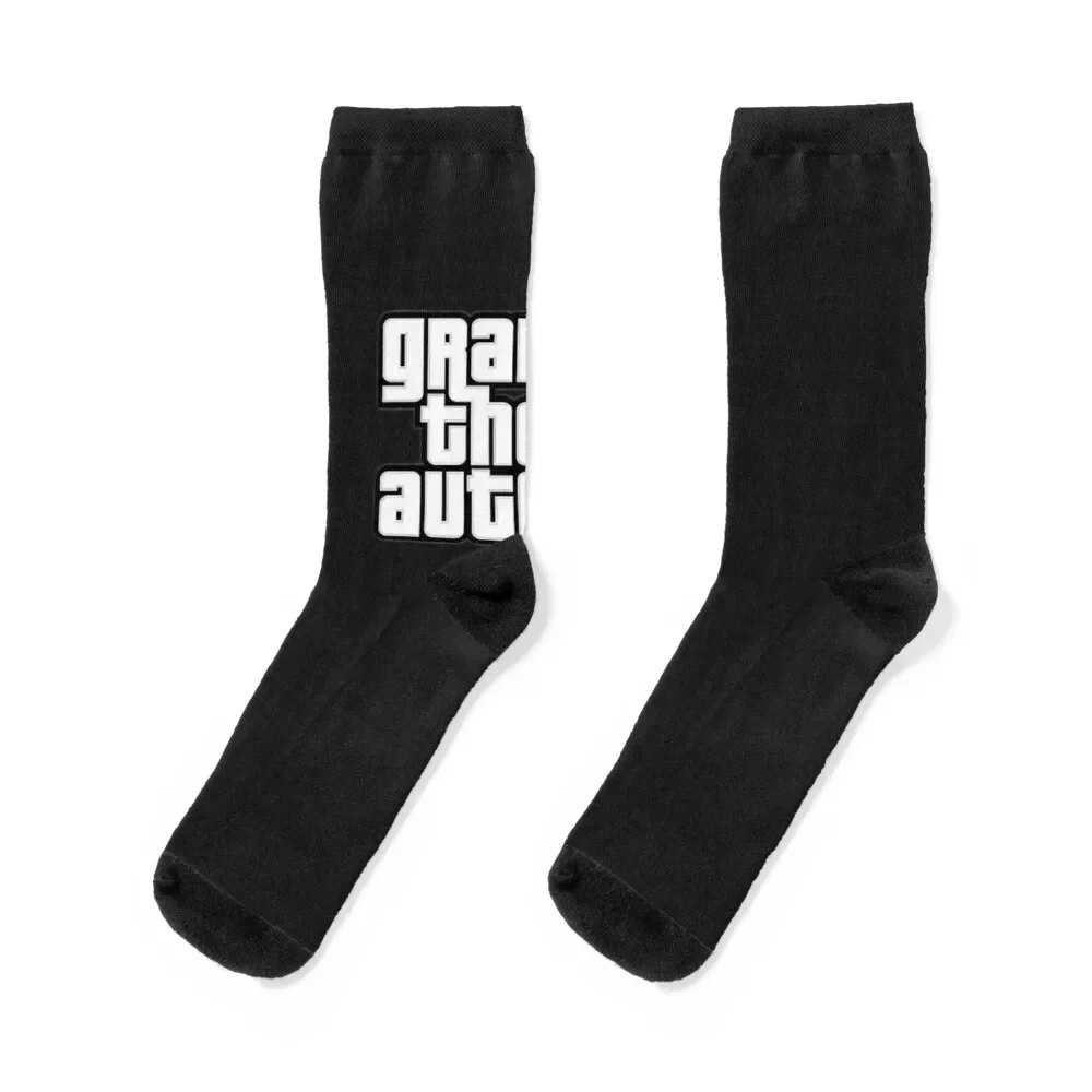 gta5 logo Classic T-Shirt Socks Novelties gifts Socks For Men Women's