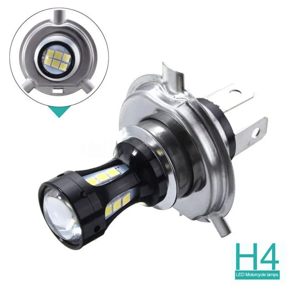 Accessries White H4 3030 18LED LED Motorcycle Light Headlight DRL Fog Light