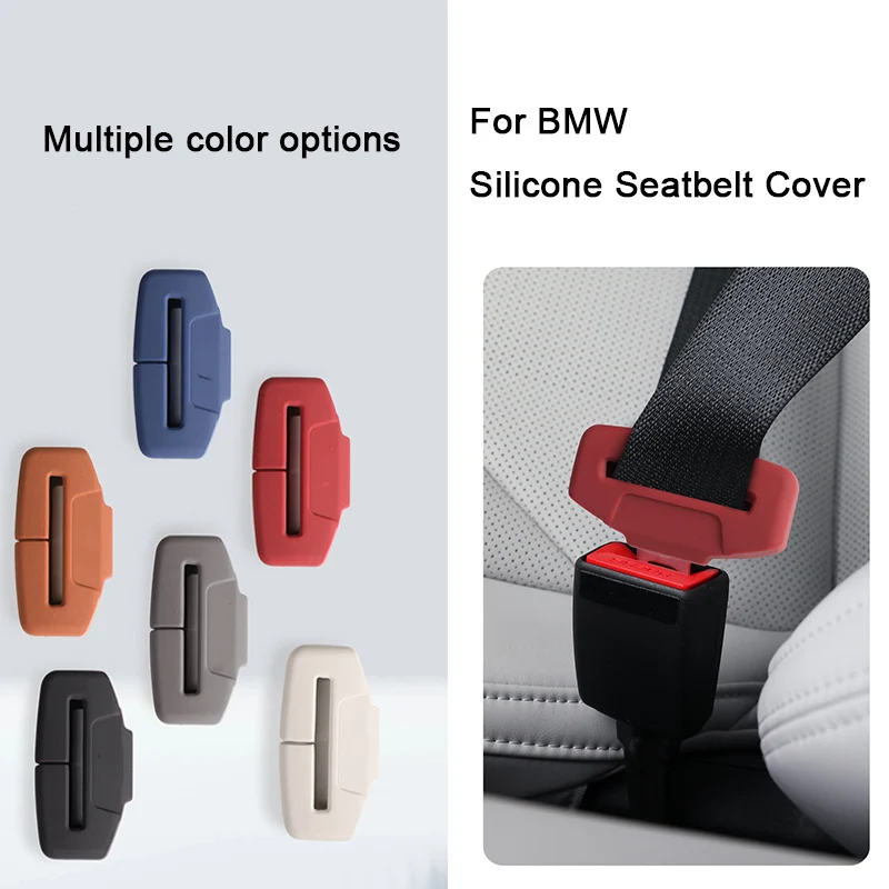 

Seat Belt Pads Silicone For BMW 5 Series G05 E60 Seat Belt Decorative Shell Car Interior Anti-Scratch Accessories
