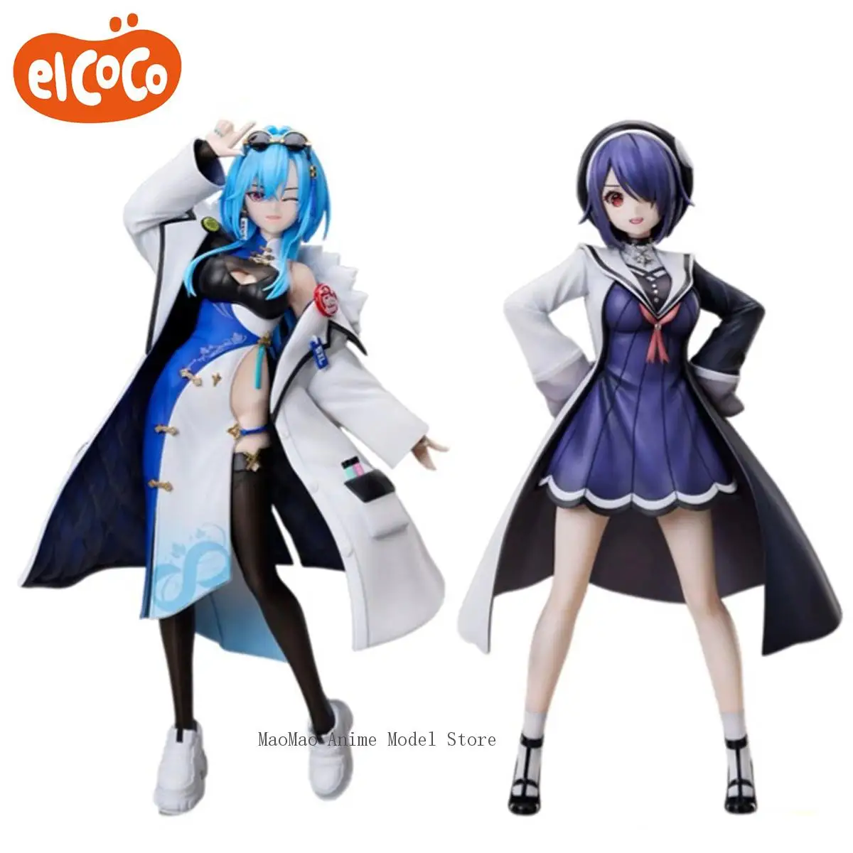 В наличии оригинальная фигурка elCOCO Aogiri Koukou Puwapuwa Popura Харусаме Ураме Otodama Tamako 1/7, модель из ПВХ, Коллекционная игрушка