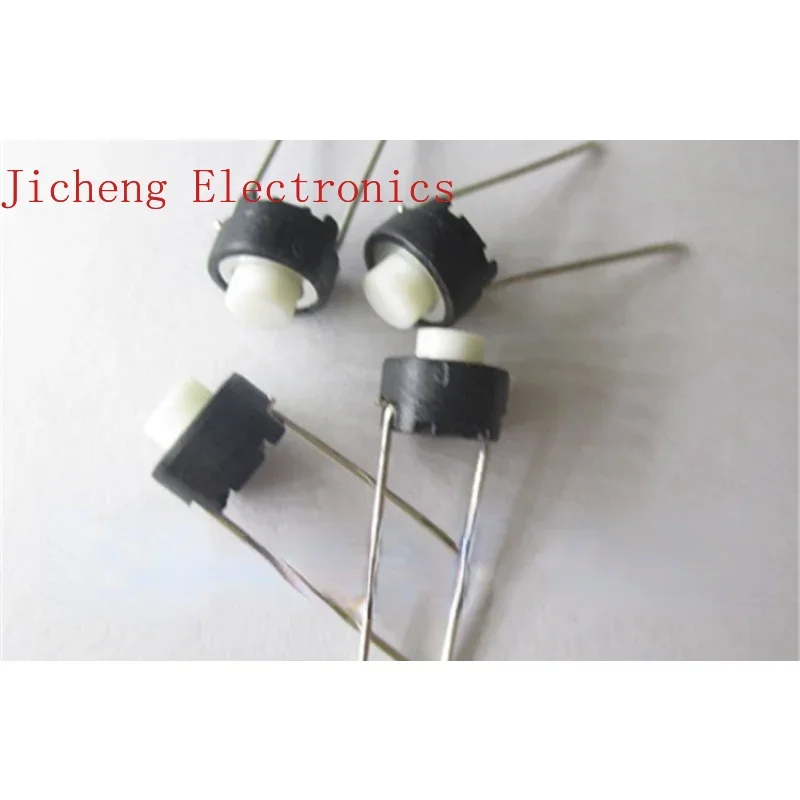 

50PCS Imported 6x6x5mm Touch Switch 2-pin Plug-in Button Vertically Inserted Into The Two Feet.