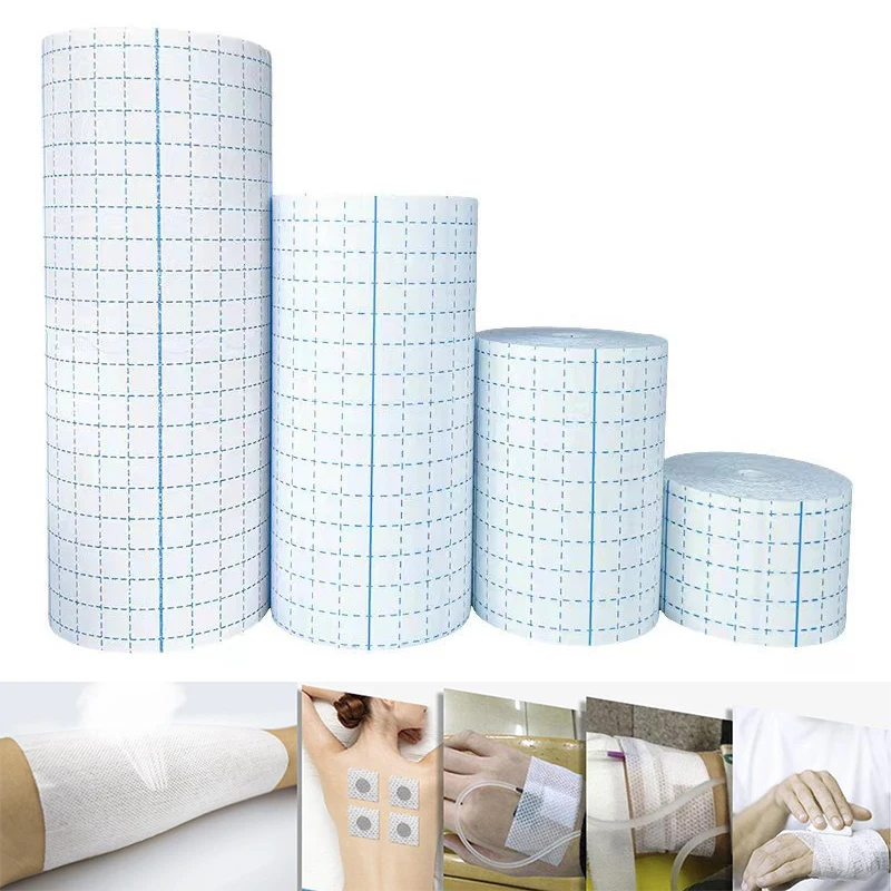 10m/roll Non-woven Tape Adhesive Breathable Patches Bandage First Aid Hypoallergenic Wound Dressing Fixation Tape